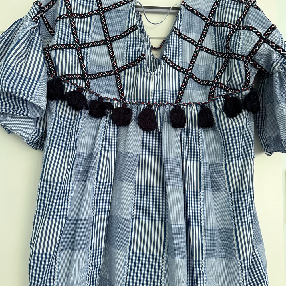 Maeve S petite plaid dress